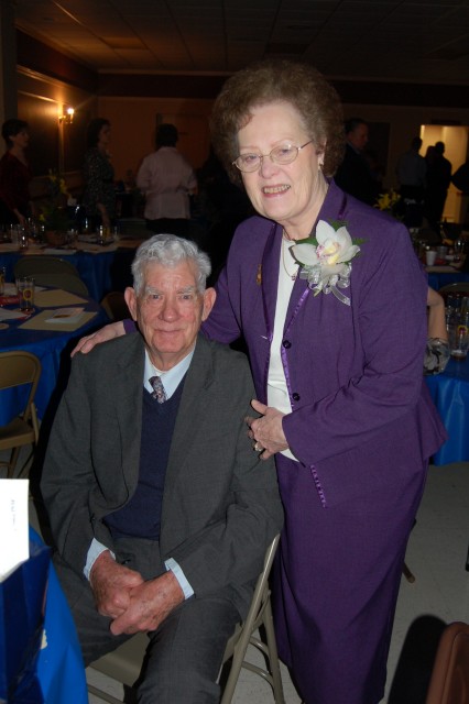 Jackie and Peggy Guy at the 2008 Installation